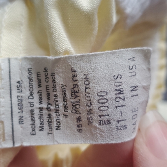 n/a Bottoms Vintage 98s Baby Pants Yellow Size 112 Months Poshmark